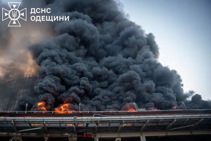 На терміналі Кернела в Чорноморську сталася пожежа
