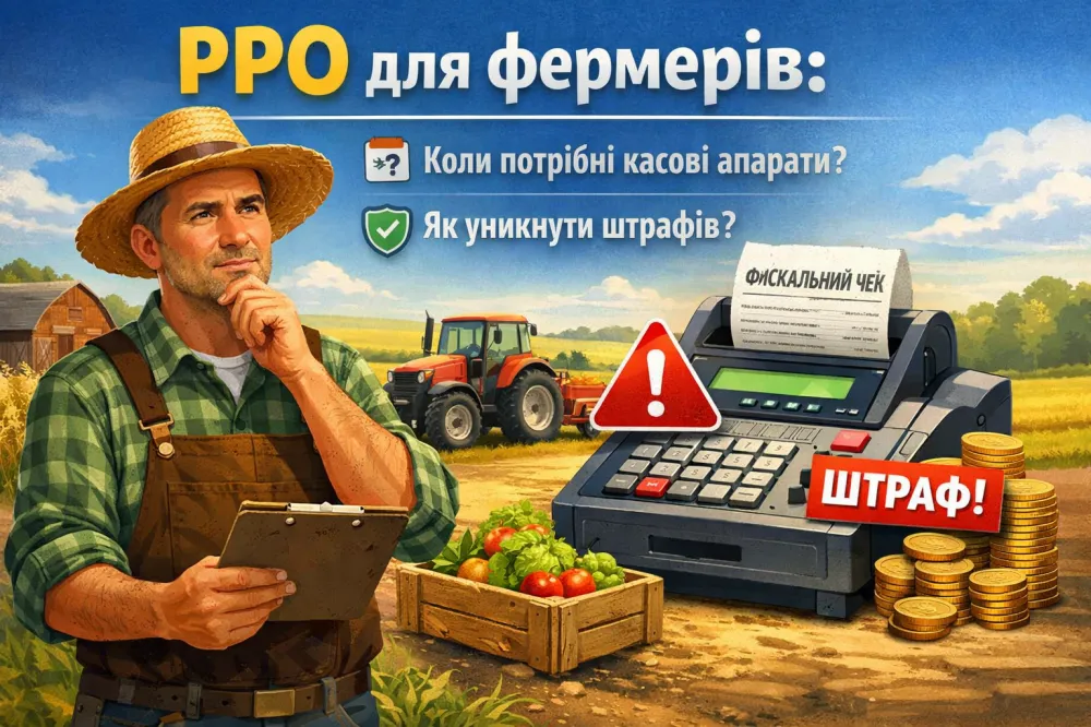 РРО для фермерів: коли потрібні касові апарати і як уникнути штрафів