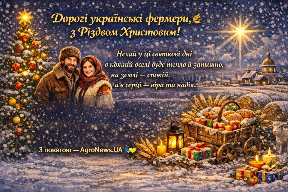✨ З Різдвом Христовим, дорогі фермери! ✨