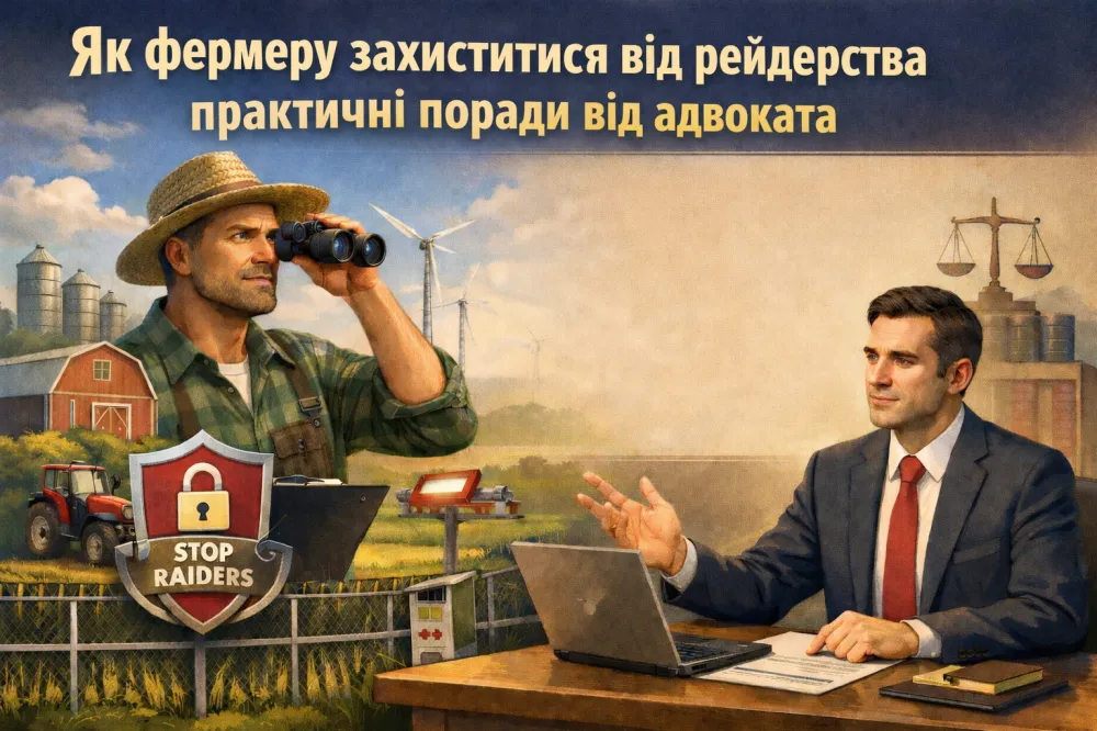 Як фермеру захиститися від рейдерства у 2025 році: практичні поради від адвоката