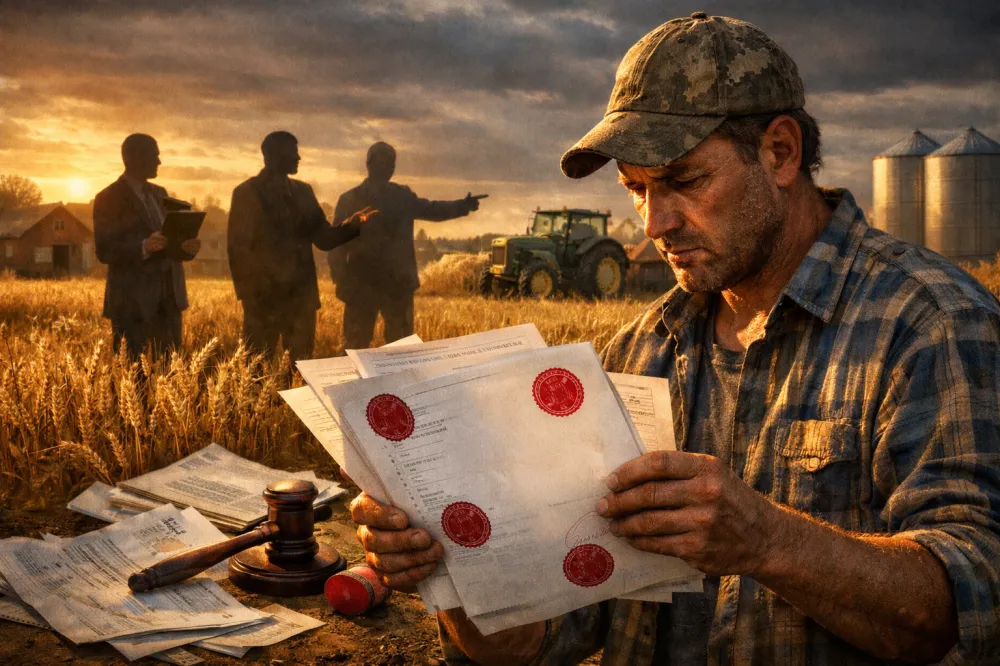 Як через фальшиві виконавчі листи фермерів позбавляють урожаю та нерухомості